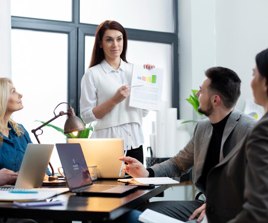 Create sales content based on achievements.e